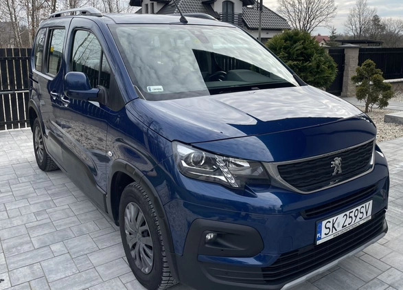 Peugeot Rifter cena 94000 przebieg: 82000, rok produkcji 2020 z Warszawa małe 254